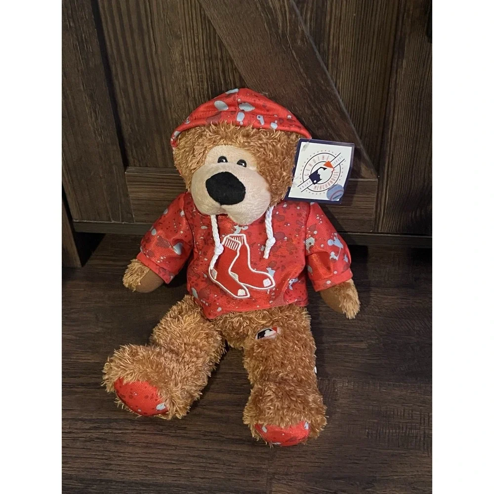 Boston Red Sox Licensed‎ MLB Good Stuff Plush Teddy Bear NWT Baseball Logo  Toy